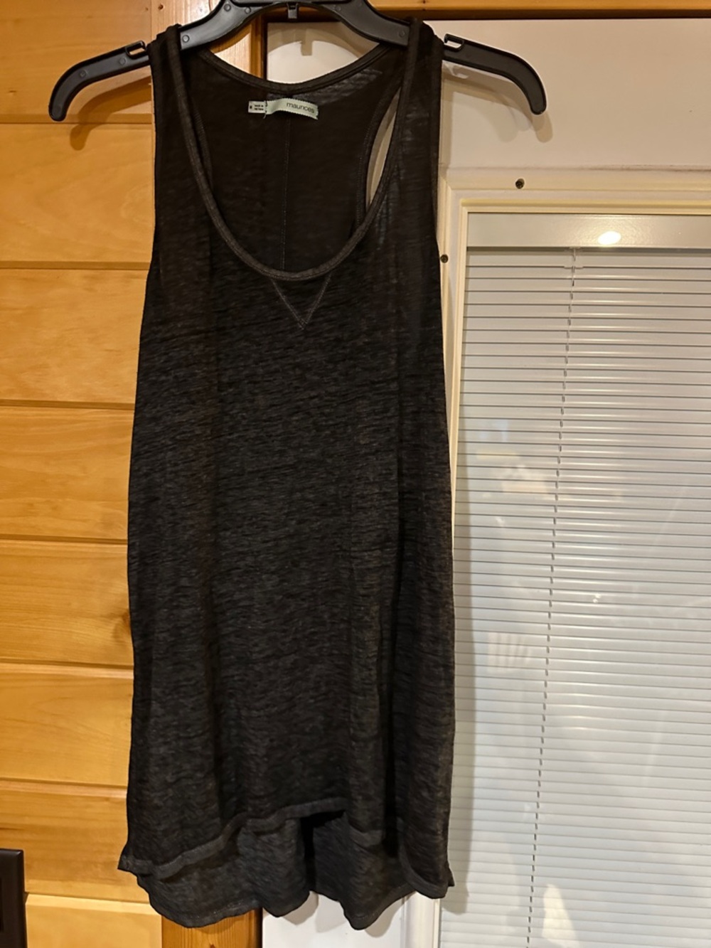 Maurice’s Charcoal Black Lightweight Racerback Tank